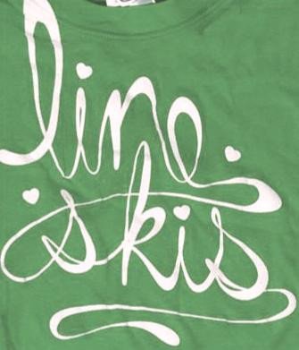 Line Cursive Womens Tshirt 2010