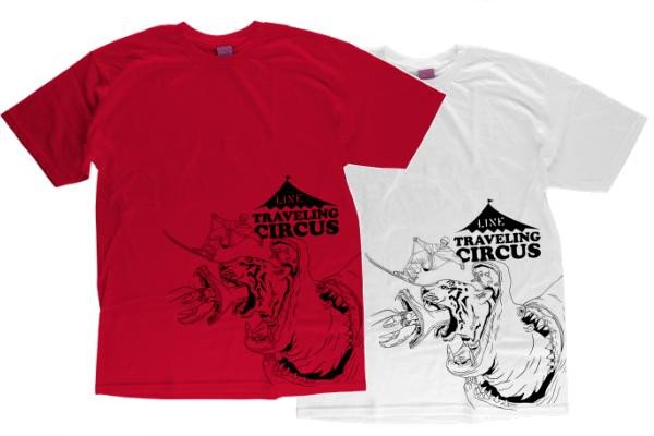 Line Traveling Circus Tshirt 2012
