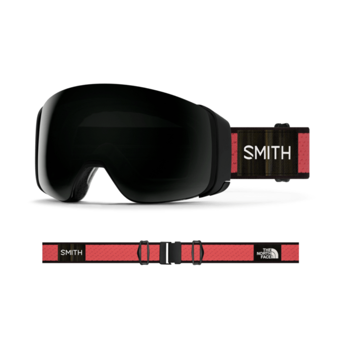 TNF Red x Smith/ChromaPop Sun Black