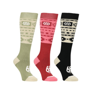 686 Women's Southwest Sock (3-Pack) 2026