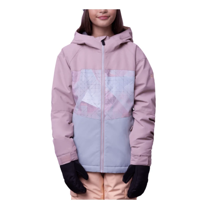 Dusty Mauve Colorblock