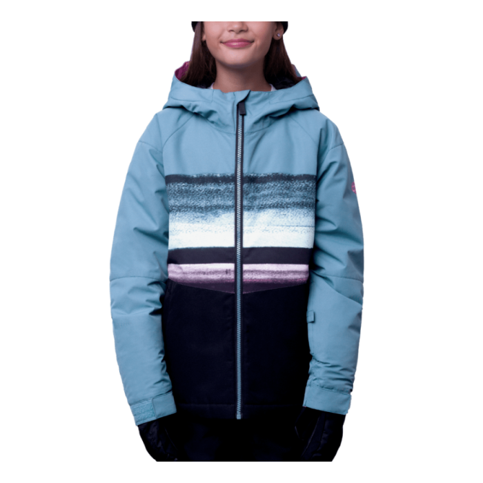 Steel Blue Sunset Colorblock
