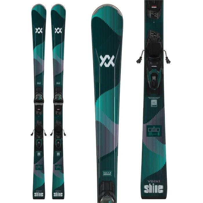 Volkl Women's Shine 76 Skis ​+ vMotion 10 Lady Ski Bindings 2026