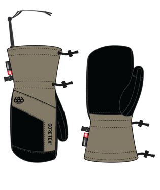686 Men's GORE-TEX Linear Mitt 2025