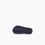 Navy Palms Stripe