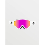 Matte White/Pink Chrome + Bonus Lens Yellow