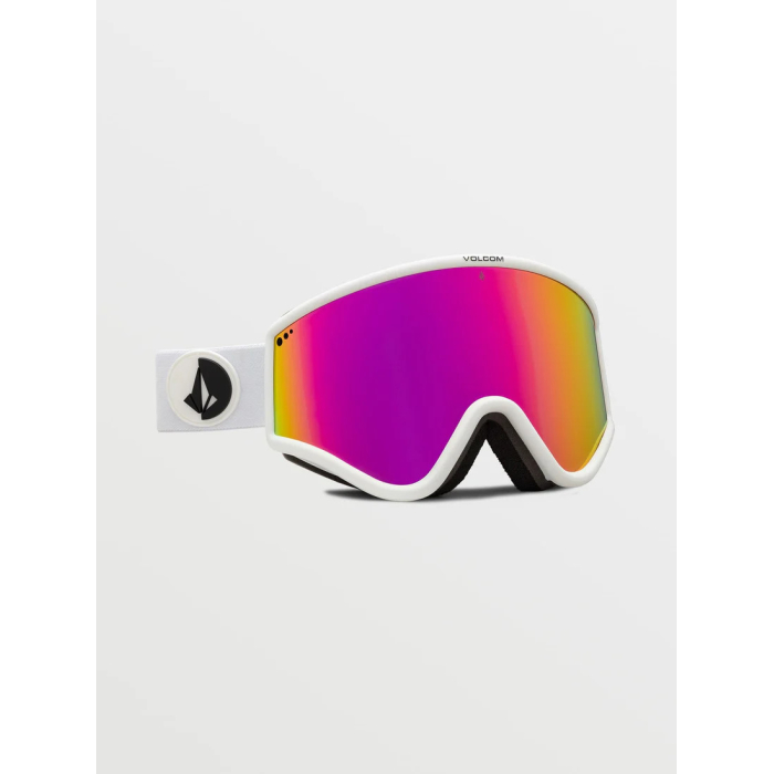 Matte White/Pink Chrome + Bonus Lens Yellow