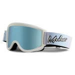 White/Crystal with Blue/Chrome Sunny Lens