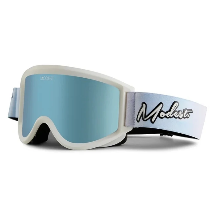 White/Crystal with Blue/Chrome Sunny Lens