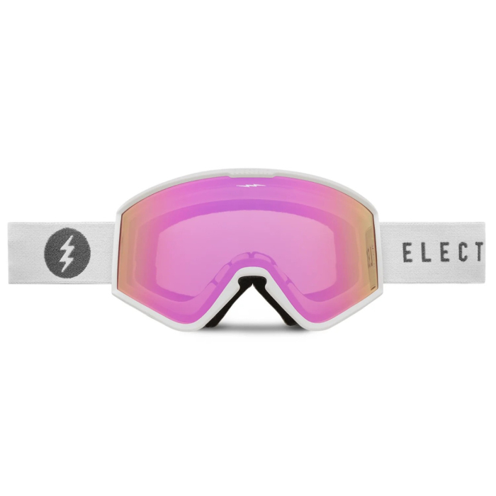 Matte White/Pink Chrome