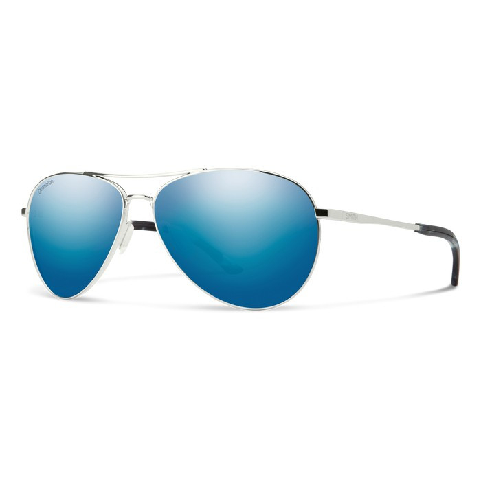Silver/ ChromaPop Polar Blue Mirror