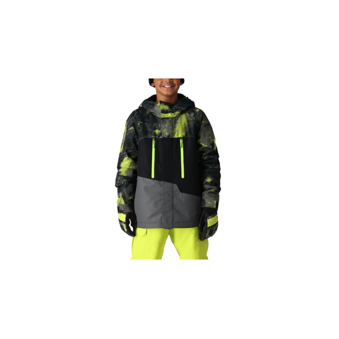 Lime Hemisphere Colorblock