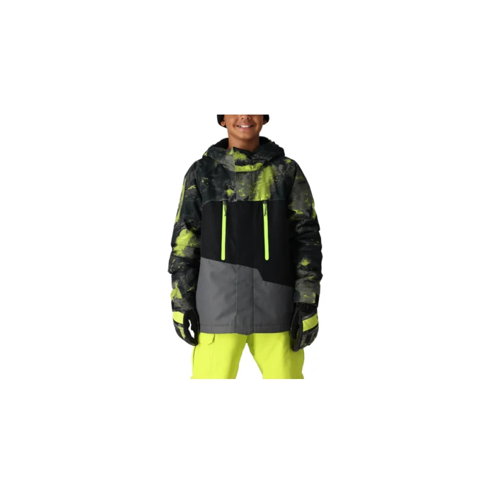 Lime Hemisphere Colorblock