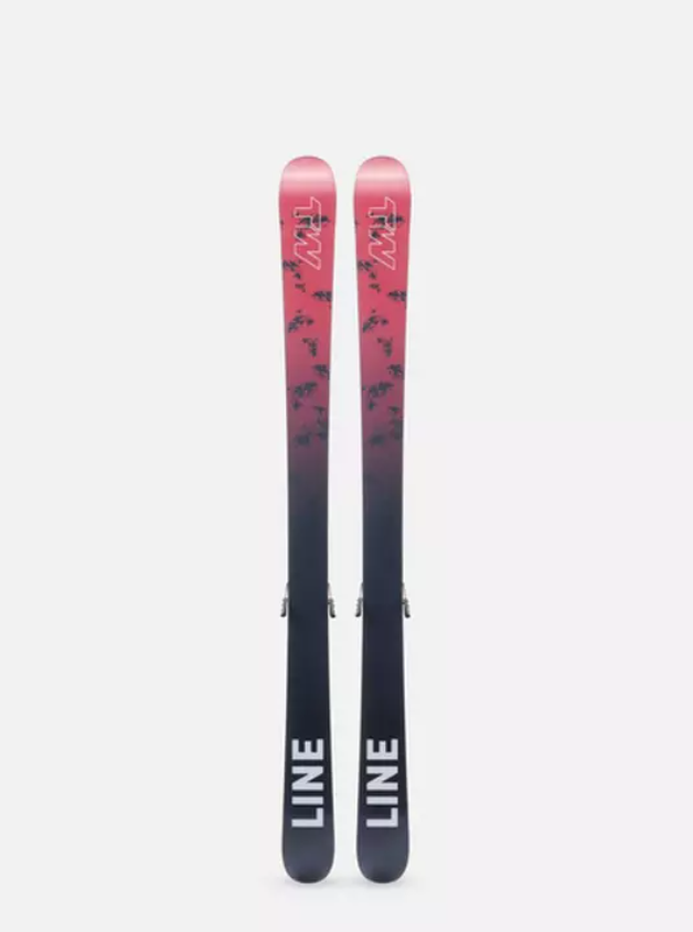 Line Kids' Wallisch Shorty Skis + FDT 7.0 Bindings 2025