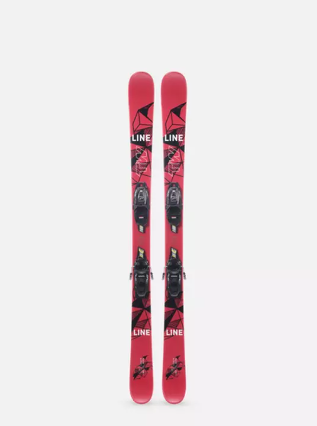 LINE TW Shorty 139cm フリースタイル　スキー板 Line Kids' Wallisch Shorty Skis + FDT 7.0 Bindings 2025