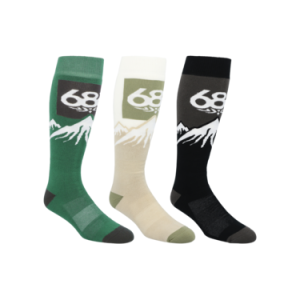 686 Men's Snow Caps Sock (3 Pack) 2025