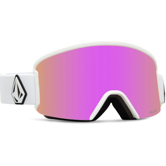 Matte White/Pink Chrome