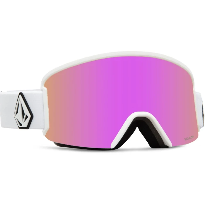 Matte White/Pink Chrome