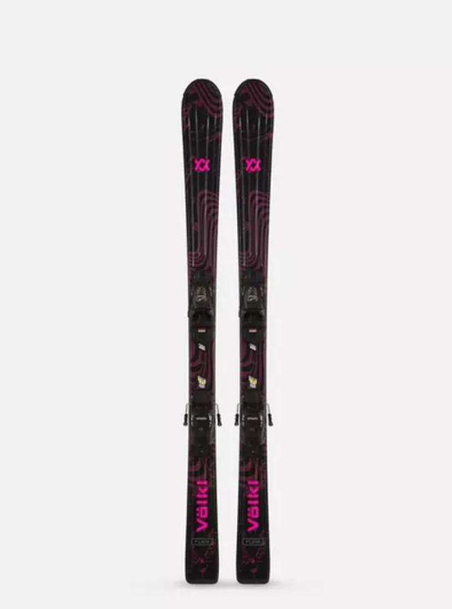 Volkl Flair Junior Skis + VMotion7.0 Jr Ski Bindings 2025