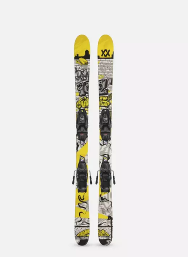 Volkl Revolt Jr Urban Youth Skis + VMotion7.0 Jr Ski Bindings 2025