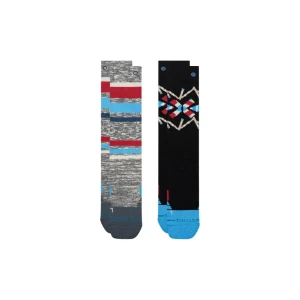Stance Kids Stripe Up Mid Poly 2 Pack Snow Socks 2027